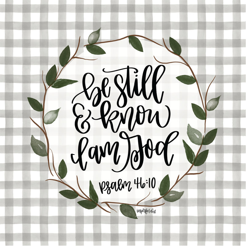 «Be Still» par l'imperfect Dust - reproduction, H 12 po x l 12 po, Non, Toile tendue