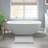 1 PCS 24X44" 100% Cotton Tufted 3000 GSM Reversible Bath Rug Grey-414140580