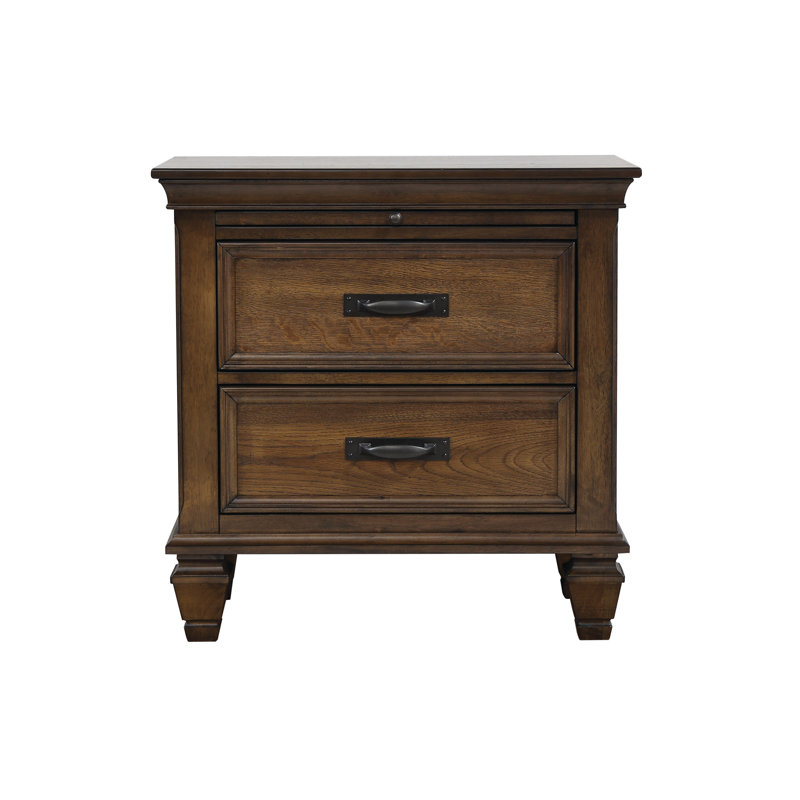 Larrick 28'' W Nightstand, Oak