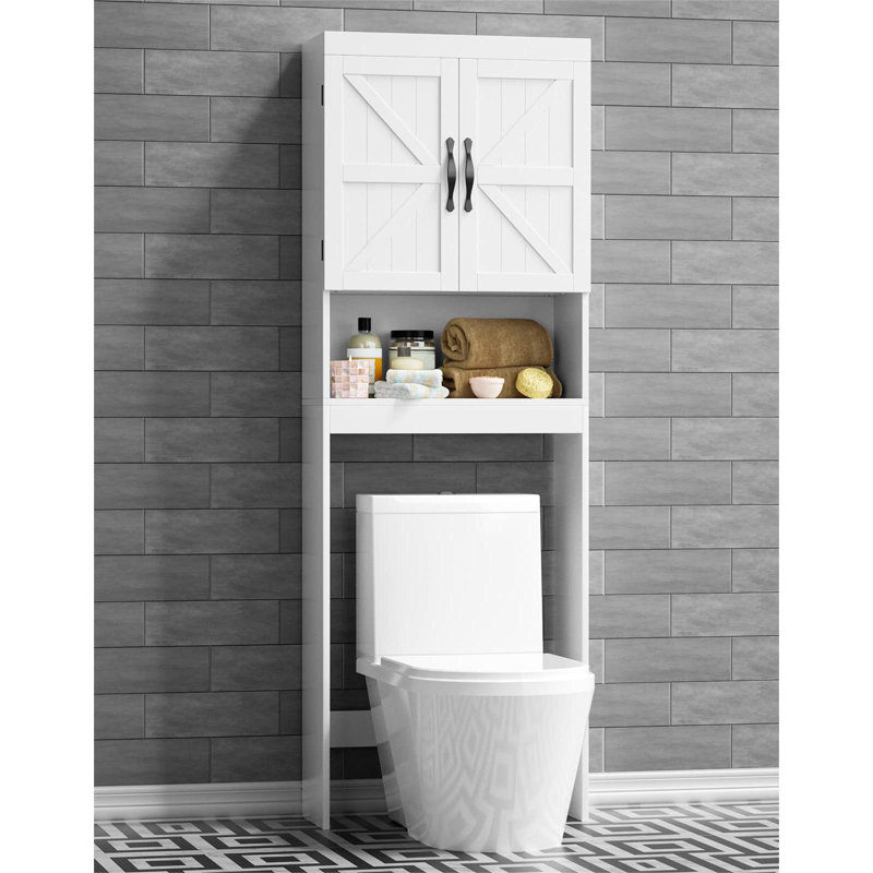 Mattear Freestanding Over The Toilet Storage, White