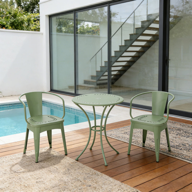 Ensemble d'extérieur 3 pièces, Vert