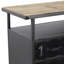 Buffet bas en métal et en bois Windley