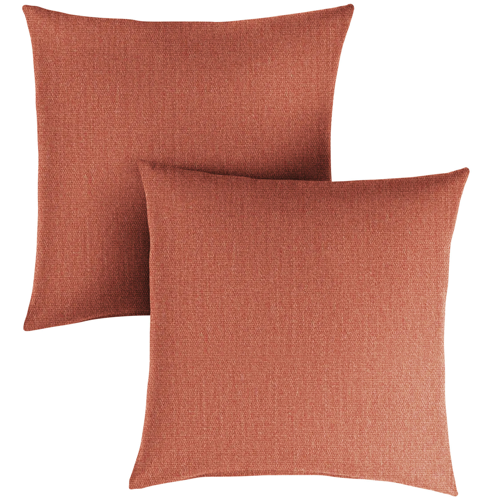 Ashish Outdoor Sunbrella Rectangular Pillow Cover & Insert, Square 18", Red