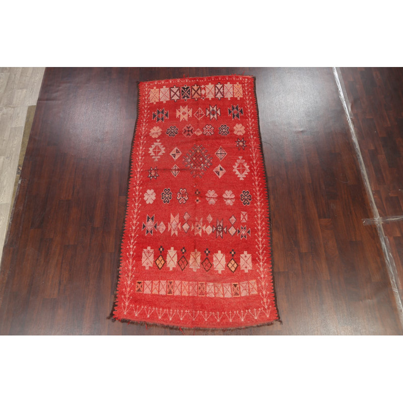 Tapis marocain antique noué à la main 5 x 10