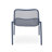 Stackable Chairs Pair , Matte Navy Blue Iron Proficiency, Handcrafted Details Installed, 26" X 22.38" 26", Seat 18" 19.5" 12.5 Collection, Workmanship, Deployed,