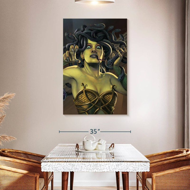 Kelan Medusa, 48" H x 32" W