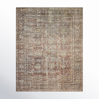 Amber Lewis x Loloi Georgie Bordeaux Antique Rug