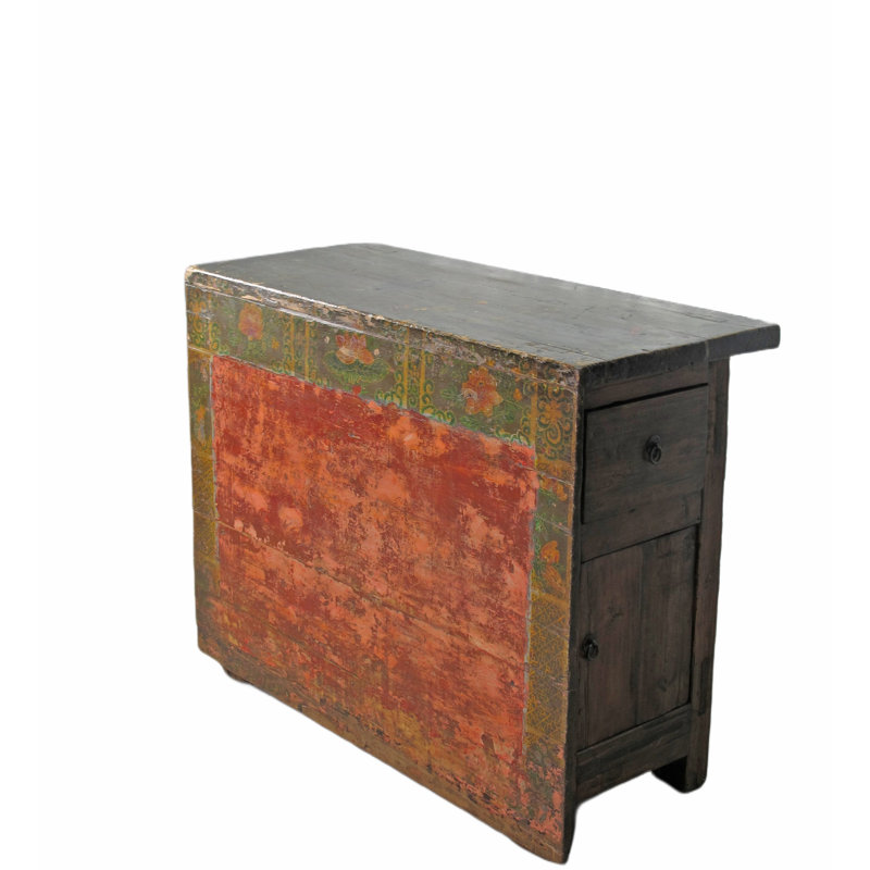 Solid Wood Accent Cabinet