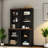 Bookcases With Storage, Mdf 66.1 In Modern Curved Home Display Set