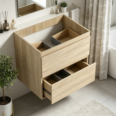 Wall Mounted Single Bathroom Vanity Base Onl