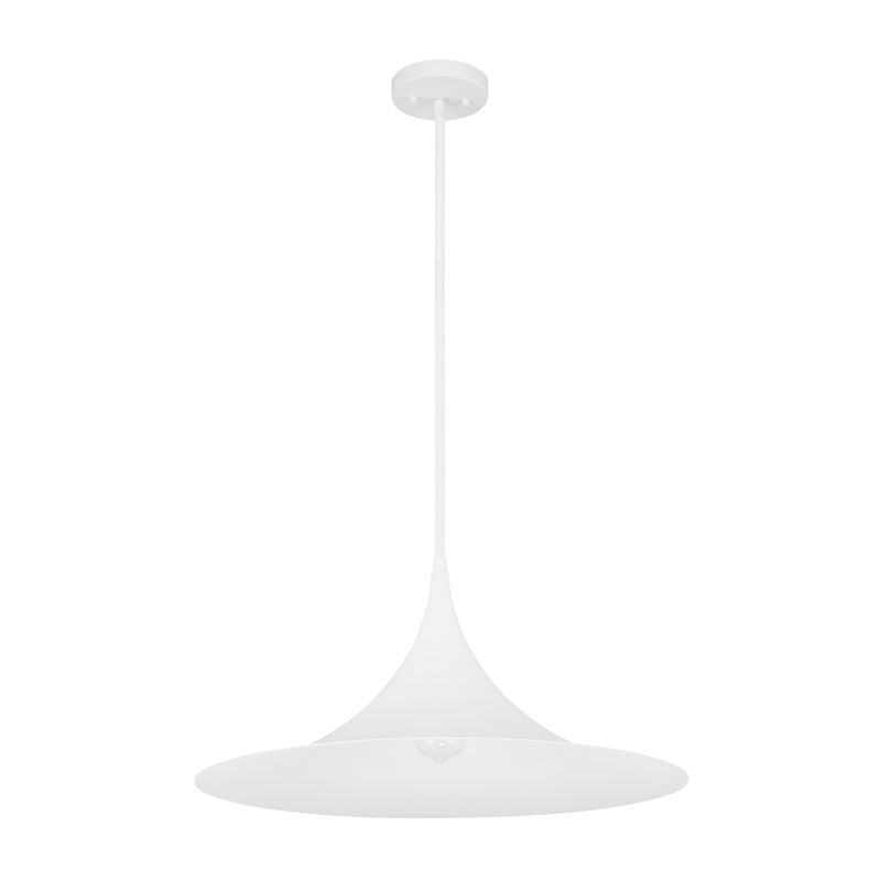 Bowdin 1-Light Hubbs in Bisque White, Bisque White