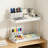 2-Tier Bathroom Counter Organizer Removable Tray Vanity Shelf