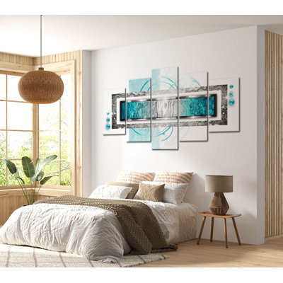 " Turquoise Blizzard " 5 - Pieces