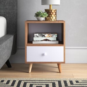 Arcola 1 Drawer Nightstand