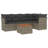 Vidaxl Garden Sofa Set Grey And Brown