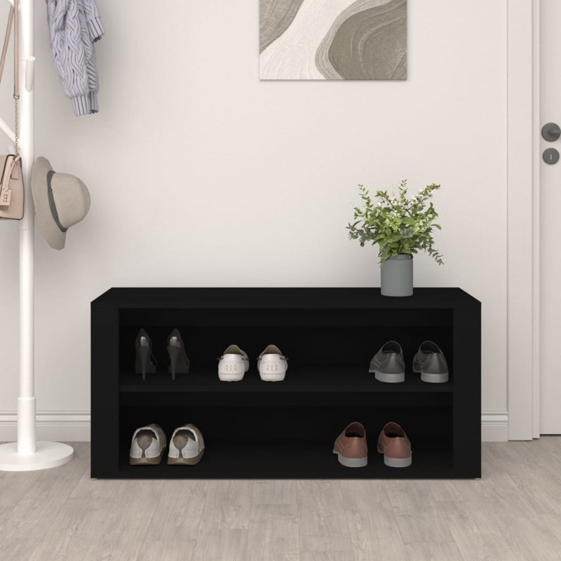 8 Pair Shoe Storage, Black