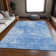 Premium Machine Washable Prisco Blue Rug