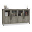 Buffet 55 "avec 4 portes en verre et beaucoup de rangement pour la salle à manger et la cuisine-2131094027