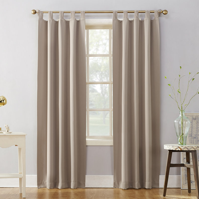 Panneau de rideau occultant thermique à pattes Wayfair Basics® Millen, Pierre, l 40 po x L 95 po