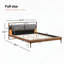 Lit luxueux en cuir avec veilleuses et fabrication robuste-2050158029
