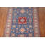 Blue Geometric Kazak Living Room Rug 7x10