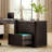 Kaybri Emmanuel Modern 30''H Fluted File Cabinet Oak Veneer 2-Drawer Independent Locking-1535097758