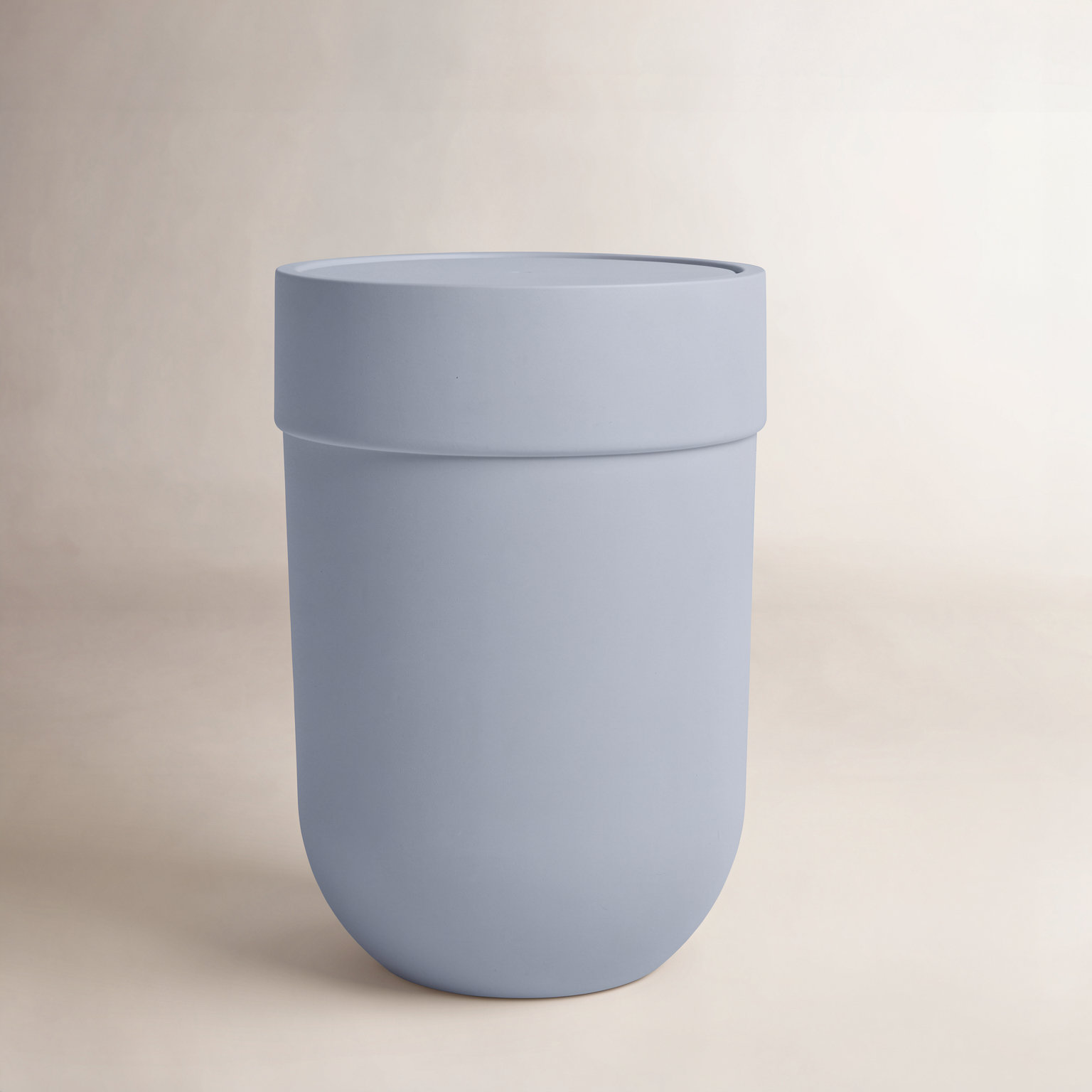 Touch 2gal Swing Top Trash Can, Slate Blue