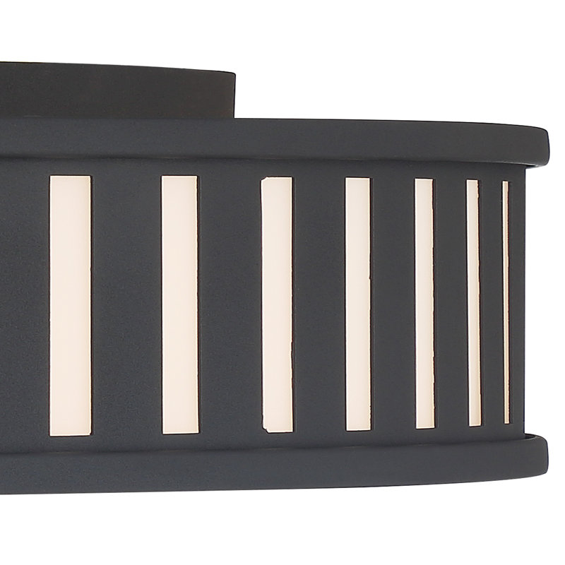 Montoya Flush Mount, Black 