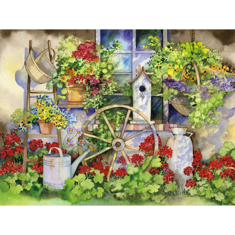 «The Potting Shed» par Kathleen Parr McKenna, reproduction sur toile, H 18 po x l 24 po
