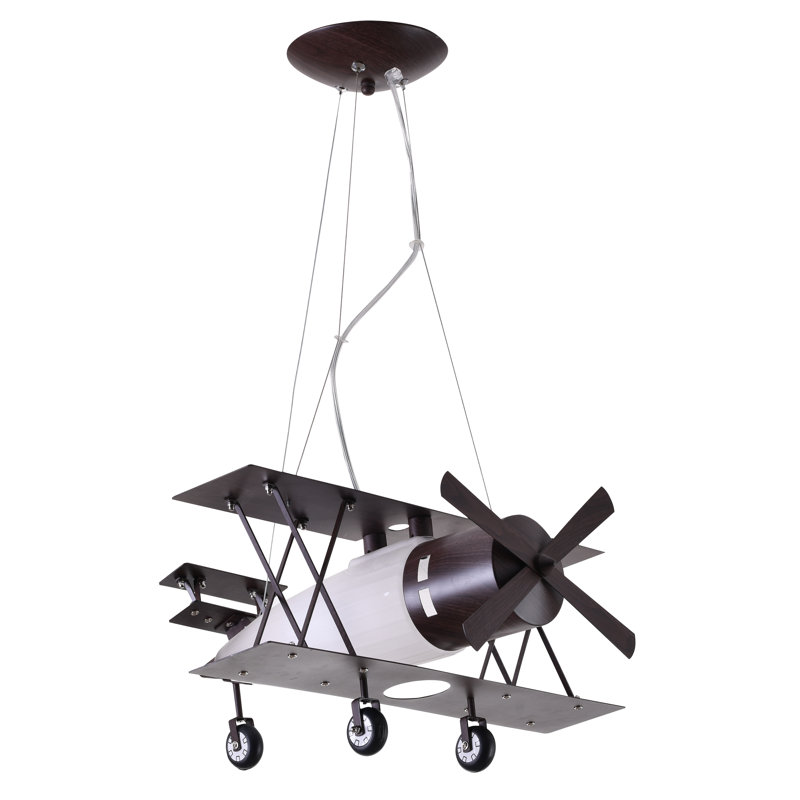 Jowers 1-Light Children's Chandelier, Brown