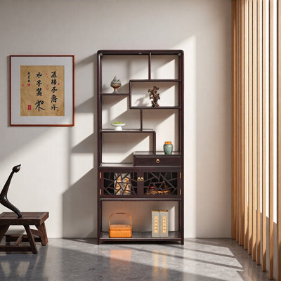 New Chinese Minimalist Style Bookcase