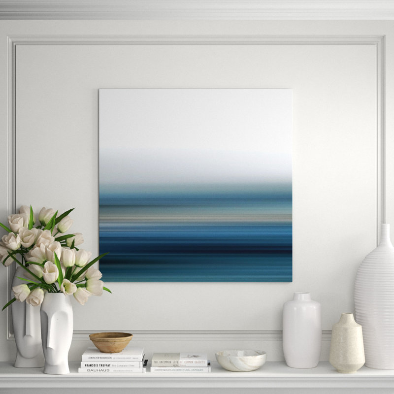 Blue Motion II Print by Sofia Fox, 24" H x 24" W, Plexi