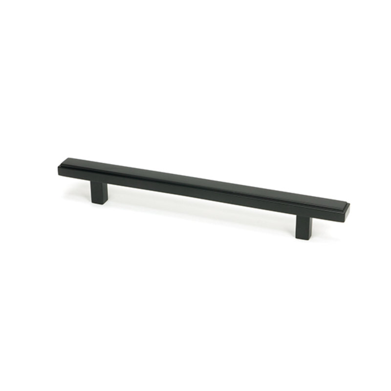 Polished Chrome Scully Pull Handle - Small, 16 cm, Matt Black