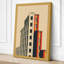 Modernist Structure Art Deco - Wrapped Canvas-1336926273-1336926283
