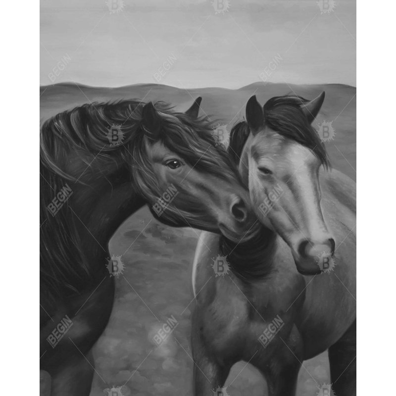 "Tendresse" sur toile