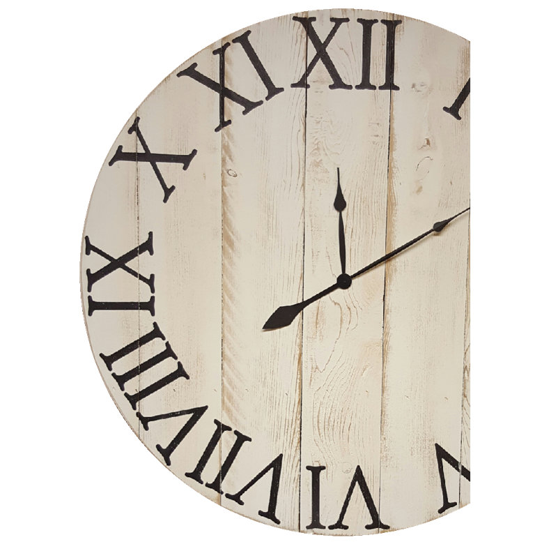 Mascolo Wood Wall Clock, Large
