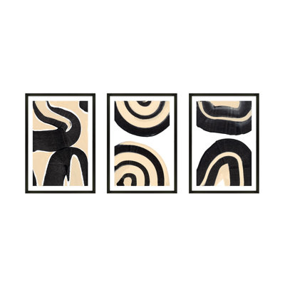 Carballeira Passages, Set of 3 par Andrea Stokes - Ensemble de 3 reproductions de cadres photo