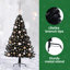 4.92' H Lighted Artificial Christmas Tree-720434513-720406858-720404486