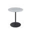 Table de bout en marbre gris texturé | Table d'appoint de 17,5 po de largeur | Idée cadeau-196678790