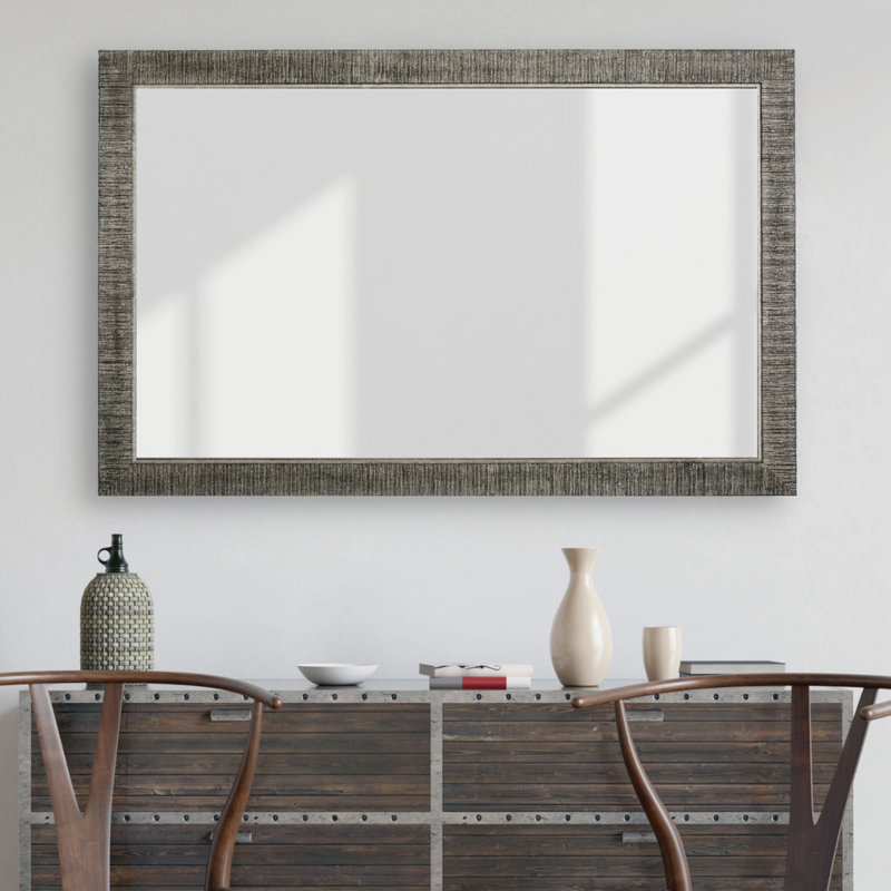 Corvallis Wood Framed Wall Mirror with Safety Backing Ideal for Bathroom Mirror & Vanity Mirror, 28" x 60"
