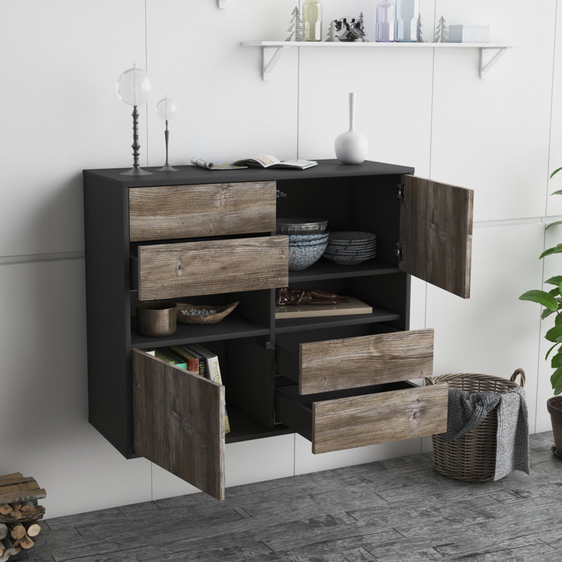 Rourke 92cm Sideboard, Drift Wood