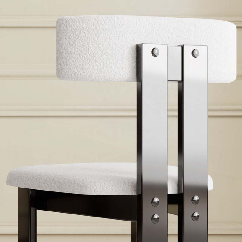 Chaises de salle à manger en velours