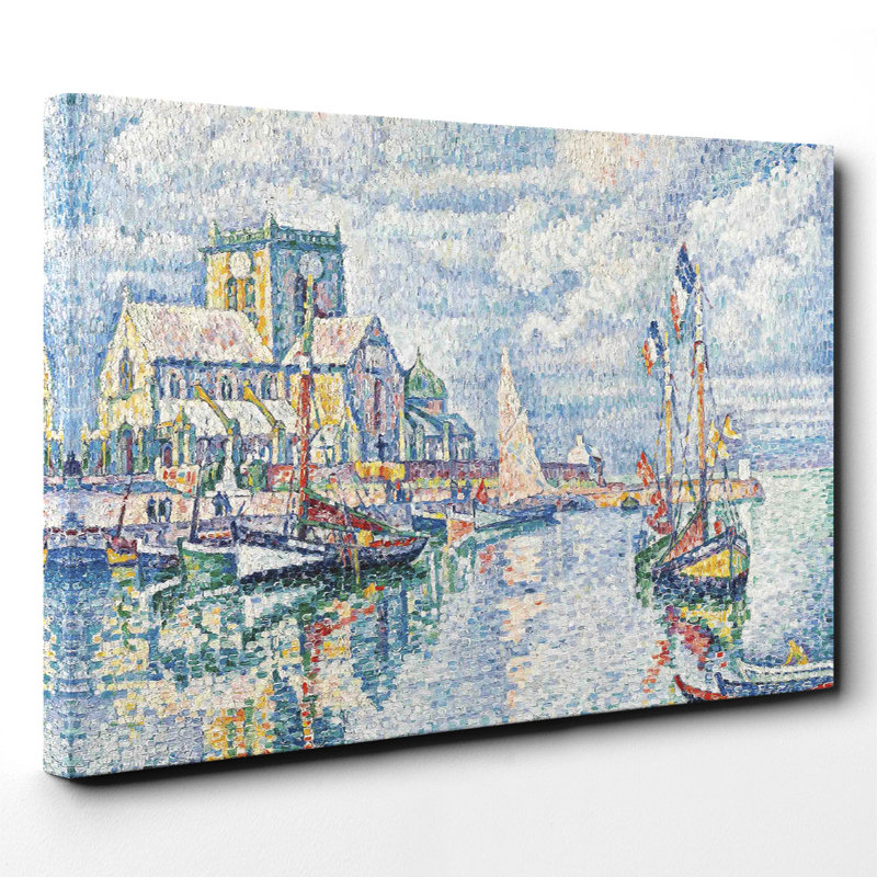 Boats by Paul Signac - Wrapped Canvas, 70cm H x 100cm W