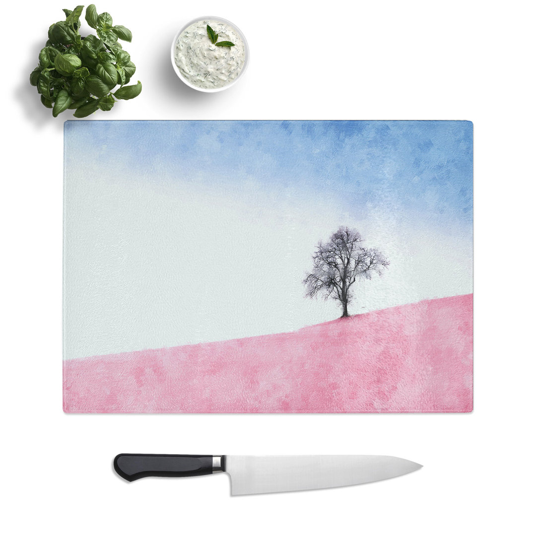 Tempered Glass the Tree Swing Chopping Board
