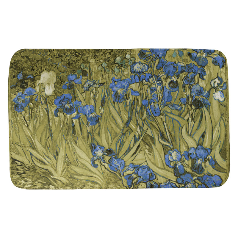 Tapis pour salle de bain Kandiyohi, l 17 po x L 24 po, Vert clair
