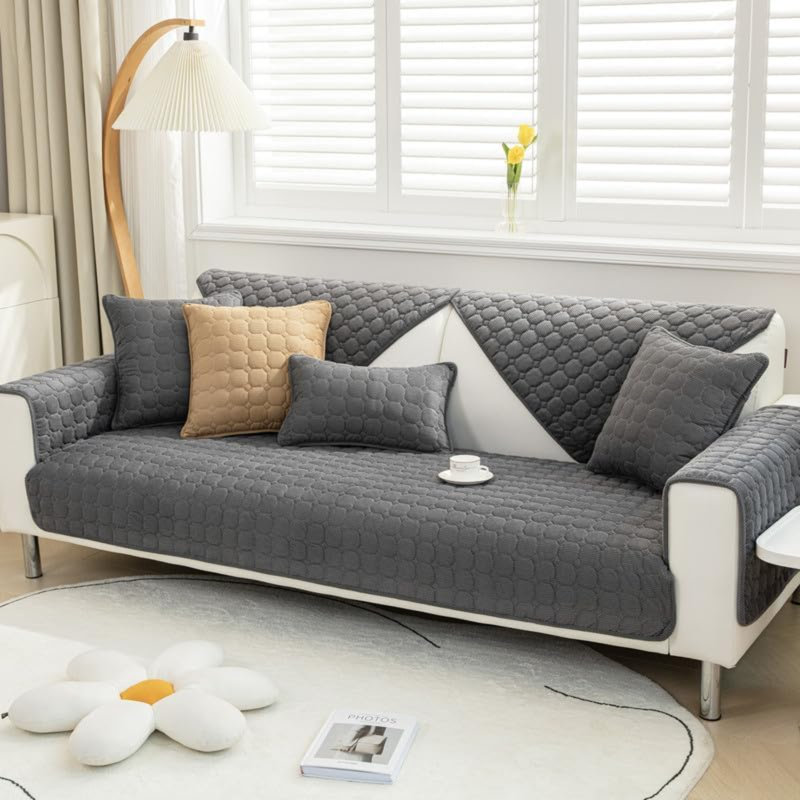 Skylin Outdoor Patio Sofa Cover, Dark Grey