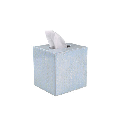 Porte-papier hygiénique carré argenté Mike + Ally