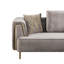 Fauteuil en velours gris AED-D832-58059307