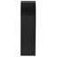4 tablettes de rangement arquées noires de 43 po de hauteur, d'apparence élégante, stables, pouvant être utilisées dans plusieurs espaces, hautes avec tablettes, design, ensembles de basculement, bureau polyvalent, bureau ou salon