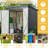 6'X4' All Weather Backyard Shed - Black, Fading Lawn Storage Space Saving